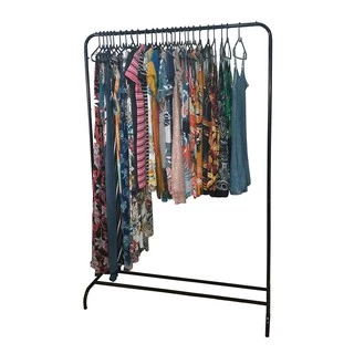 Arara para Vestidos Longos 1,90mt de Altura com Sapateira Estrutura 100% em Aço Suporta 90 Cabides