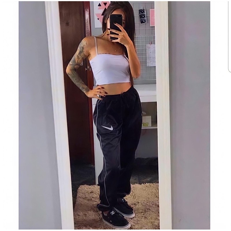 Calça tactel sales feminina nike