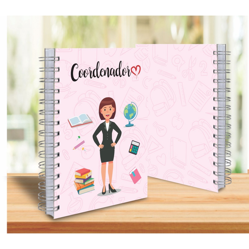 Caderno Profissão Coordenadora A5 100 Folhas 15x21 Shopee Brasil 3029