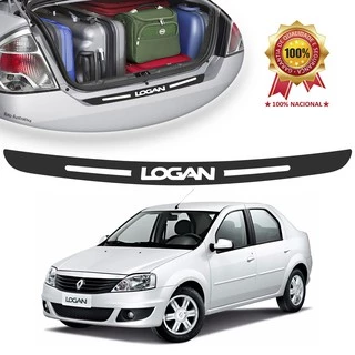 Soleira de Porta Malas Adesivo Protetor Renault Logan Universal Carro personalizado
