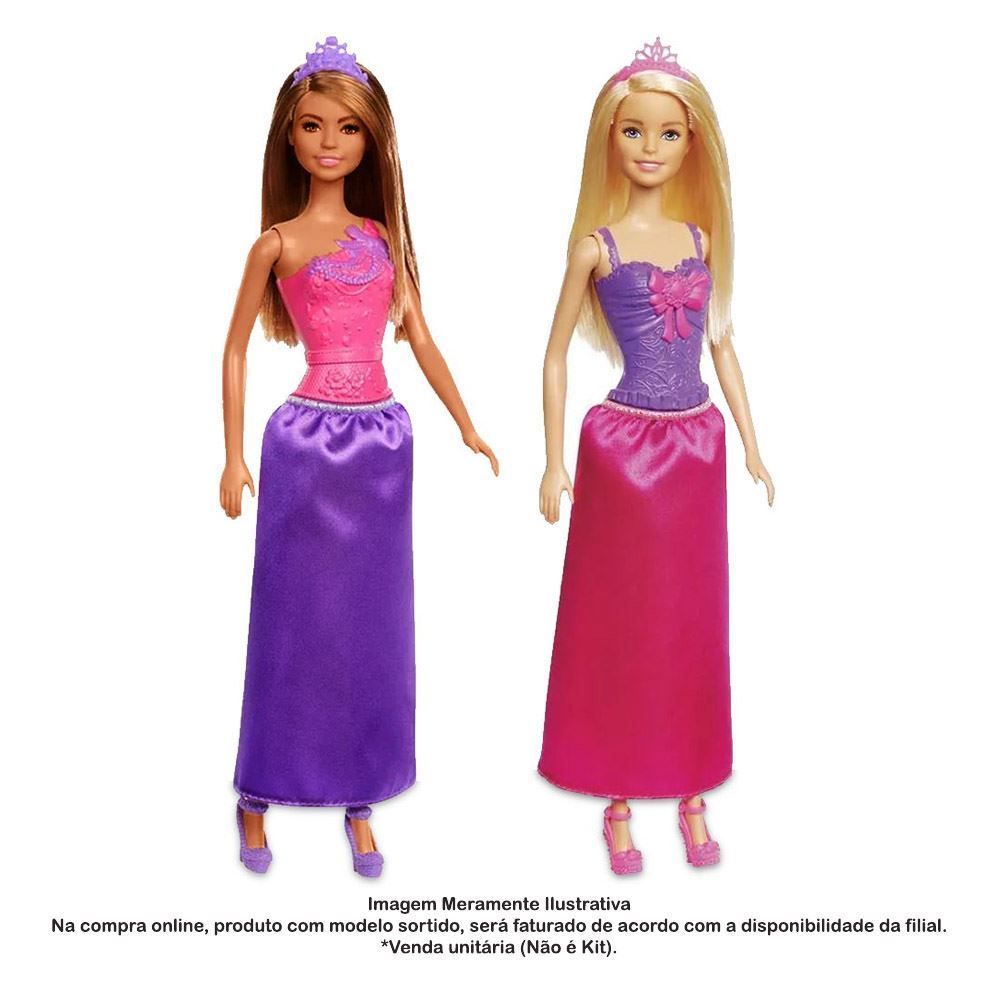 Barbie a Princesa e a Pop Star Keira 2 em 1 Rosa e Roxa