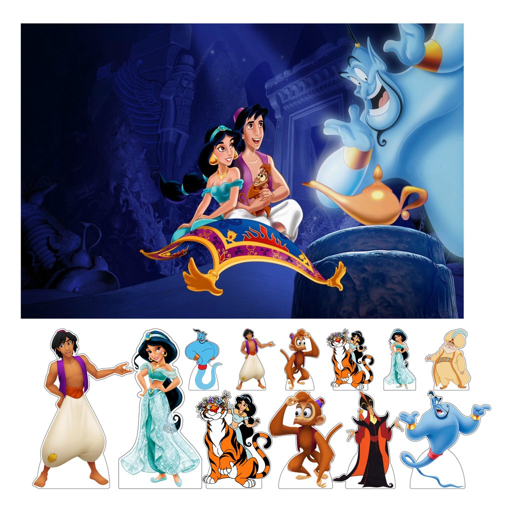 Kit Display + Painel Festa Infantil Aladdin | Shopee Brasil