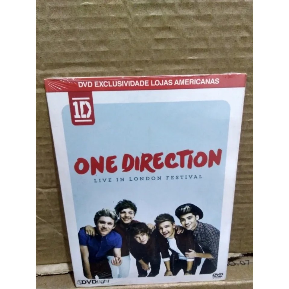 DVD ONE DIRECTION- LIVE IN LONDON FESTIVAL- (DVD LIGHT- LACRADO ...