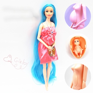 Boneca Estilo Barbie Grávida, Brinquedo Barbie Nunca Usado 51051662