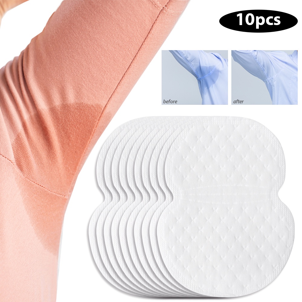 10Pcs Adesivos Invisíveis Para O Suor Das Axilas/Cuidados Com Sovaco A ...