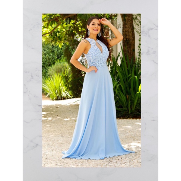 Cor de best sale vestido azul serenity