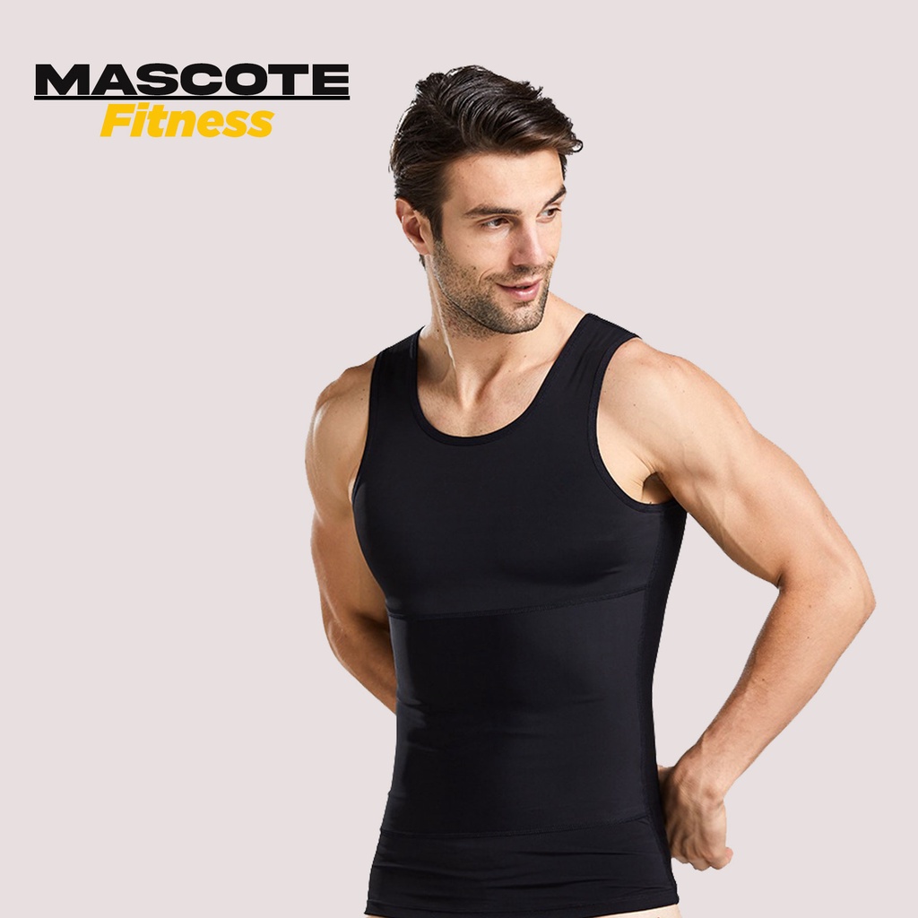 Cinta Modeladora Tipo Regata Fitness Masculina Academia (P