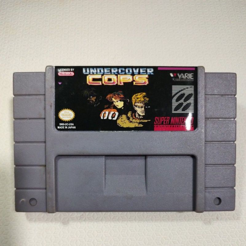 Cartucho Super Nintendo - Undercover Cops | Shopee Brasil