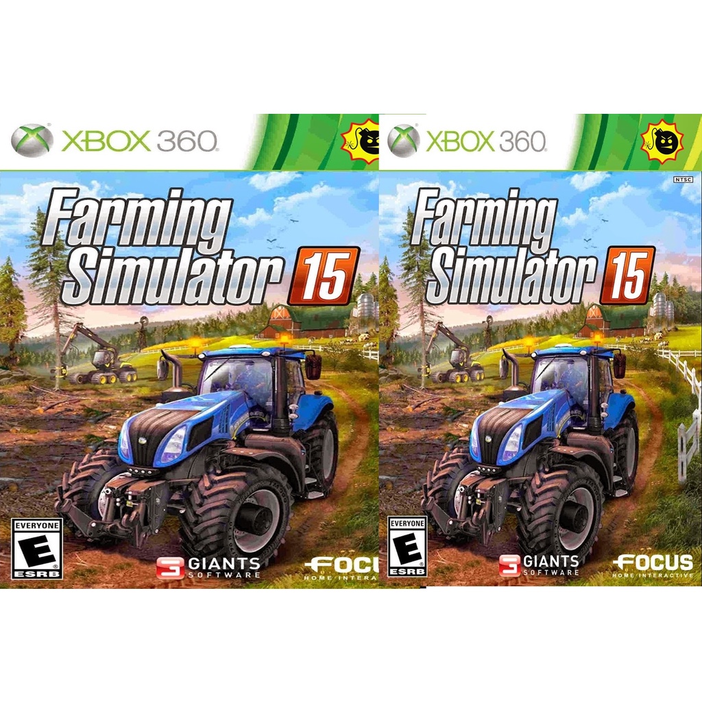 Kit 3 Jogos (Farming Simulator 15 + Minecraft + Max the Curse) Xbox 360  Mídia Digital Original – Alabam
