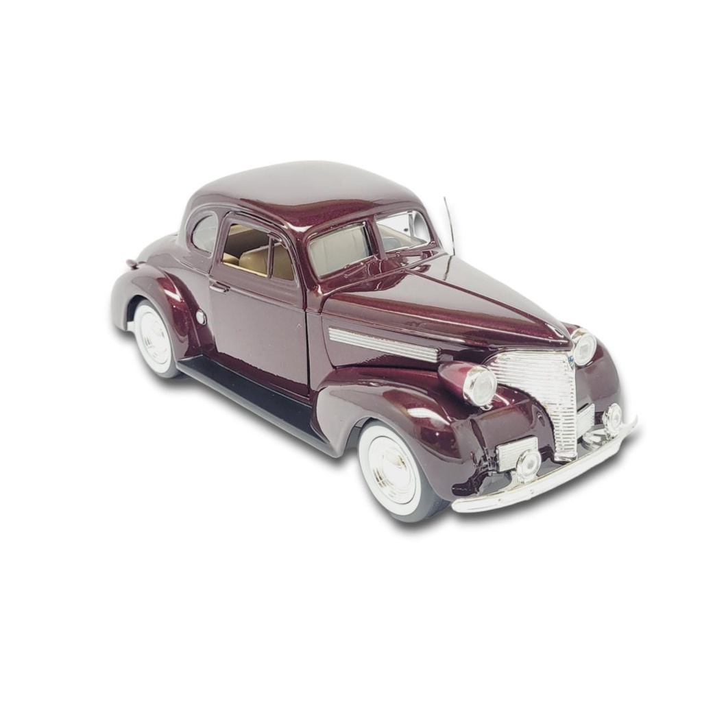 Miniatura Chevrolet Coupe 1939 1/24 Metal Coleção Motormax