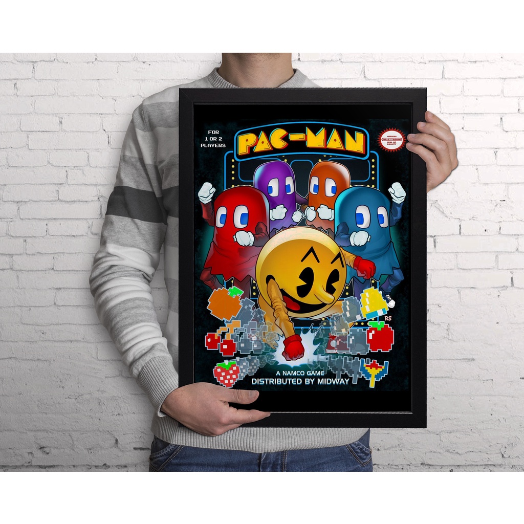 Giclée - Cartaz - Obra de arte em homenagem ao jogo Pac-Man - Catawiki