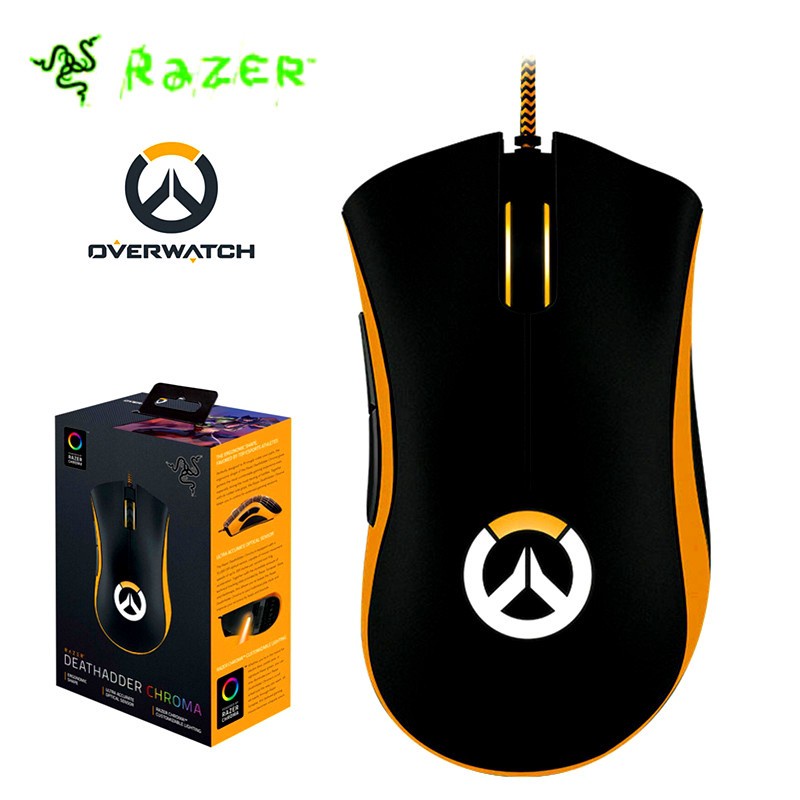 Razer Mouse Gamer DeathAdder Elite 16000/DPI/7 Botões/Esportivo Com Fio Para Jogos