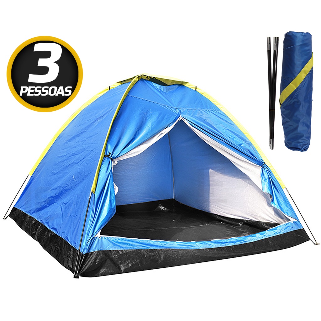 Barraca Panda 3 P Camping 3 Pessoas Iglu Impermeavel | Shopee Brasil