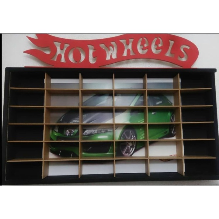Expositor Suporte carrinhos Hot Wheels de parede 100 unidade em Promoção na  Americanas