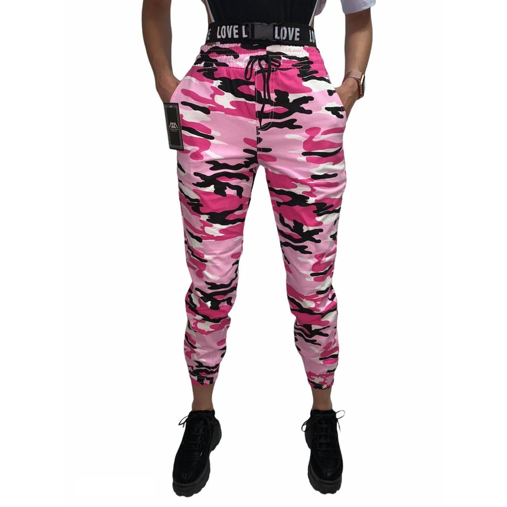 Jogger 2024 feminina camuflada