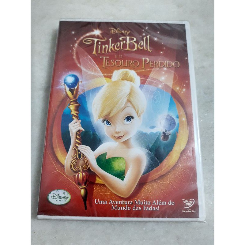 DVD Disney Tinker Bell E O Tesouro Perdido Original Lacrado Shopee 