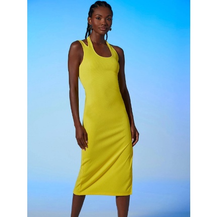 Vestido best sale simples amarelo