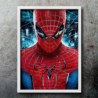 Poster A4 Quadro Moldura Spider Man Ps4 Aranha 32x23cm #11