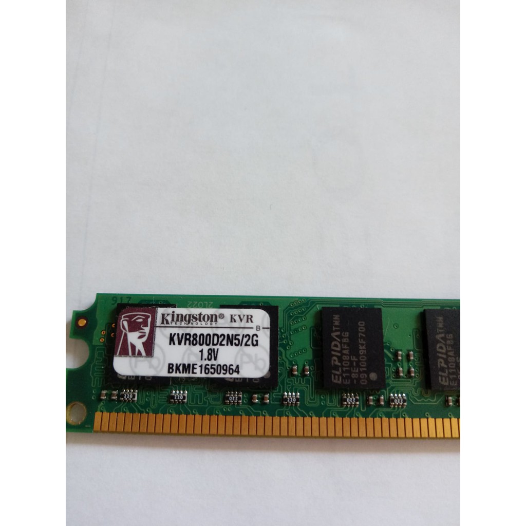 Memória Ram Kingston KVR800D2N5/2G - 2GB | Shopee Brasil