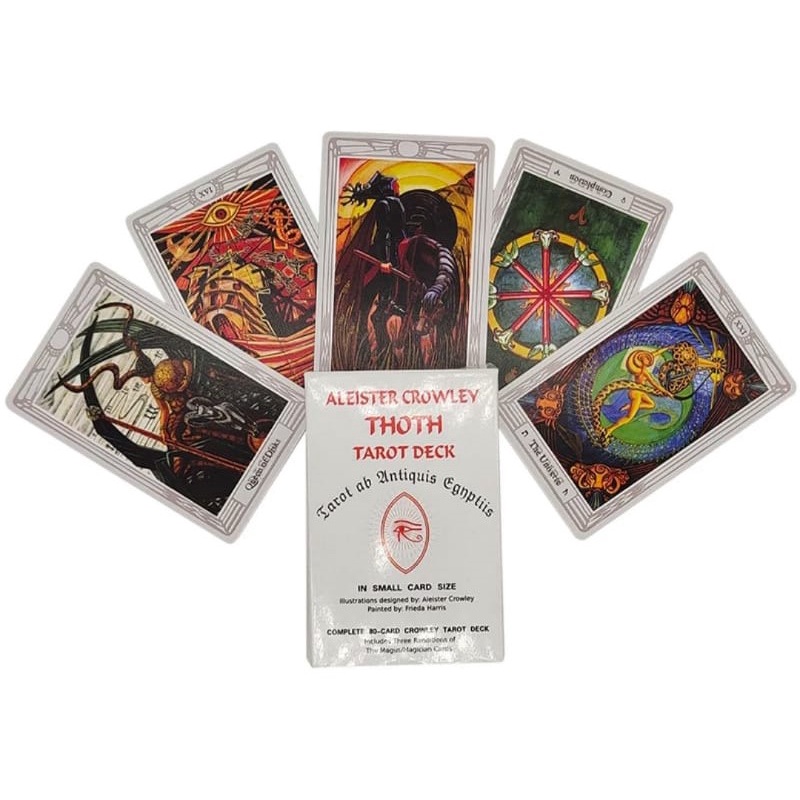 Thoth Tarot Deck Versão De Bolso Tarô De Thoth De Aleister Crowley Baralho de Cartas de Oráculo