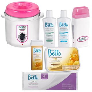 Kit Para Depilação Com Cera Quente Rolon E Termocera 400g P