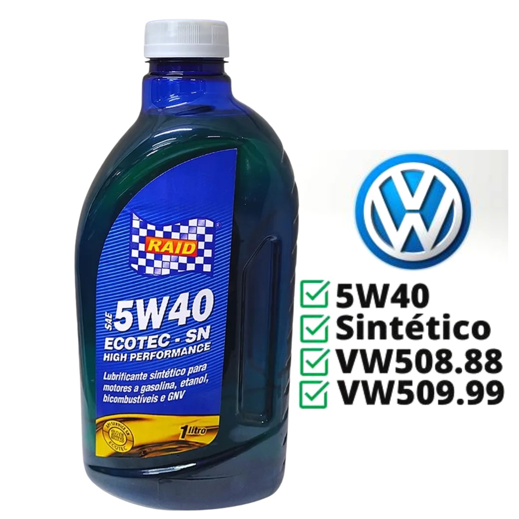 Óleo Lubrificante de Motor 5W-40 Sintético SN VW GS55553R2BRA