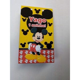 40 Sacolinha Personalizada Mickey