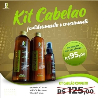 Kit Cabelão Alphahall Cosméticos