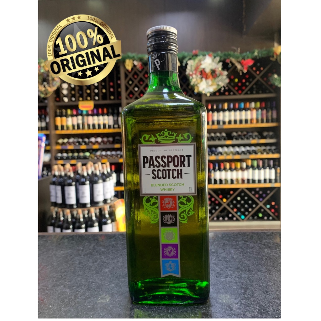 Whisky Passport Scotch 1L Original Shopee Brasil