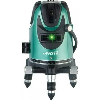 Nível a Laser Arita 5 linhas | Green Line | Maleta A | Auto Nivelamento | Base Rotativa 360º