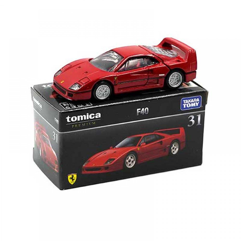 Tomica Premium 4904810131847 1/62 FERRARI F40 VERMELHO NO.31