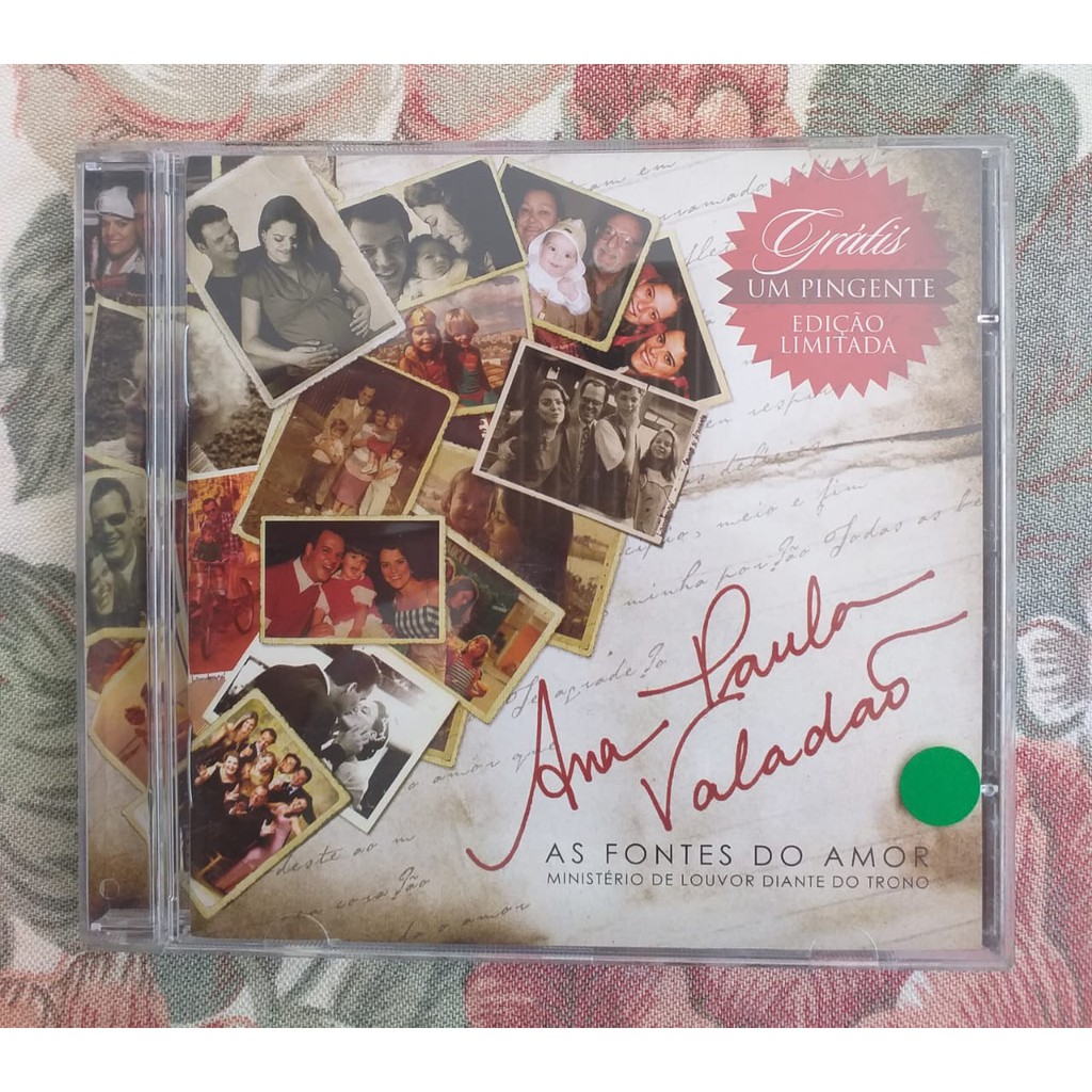 Cd Ana Paula ValadÃo As Fontes Do Amor Shopee Brasil