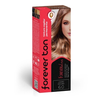 Tinta de Cabelo Forever Ton 6.0 Louro Escuro
