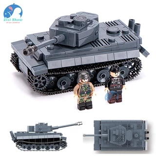 LEYU Tiger Tank Modelo De Tanque Blocos De Construção De Brinquedos Compatíveis Com Os Lego Toys Boys Toy Gift