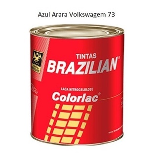 Tinta Duco Laca Nitrocelulose Azul Arara Vw - 900ml