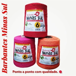 Barbantes Minas Sul 600g Fio N6 em Oferta na Shopee