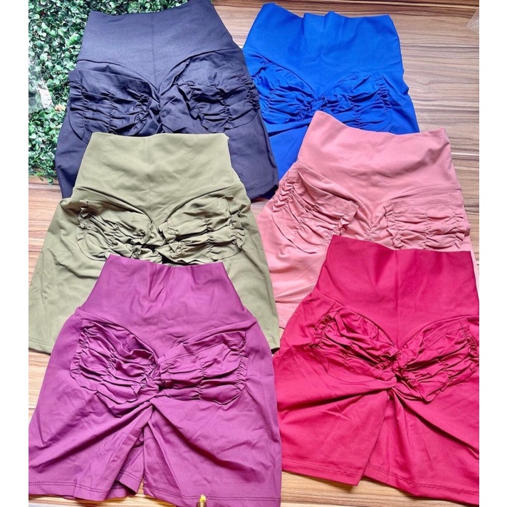 Short De Sport Femme Booty Scrunch - Taille Haute Gainante - Sans Couture - Pour Pole Dance, Fitness, Running - Matière Stretch Confortable