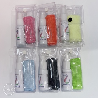 Kit 1 Limpa Lentes e Telas + Lenço Para Limpeza de Óculos / Celular/ Computador