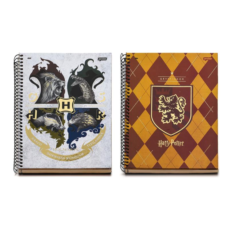 Kit com 2 Cadernetas Caderno de Anotações Harry Potter 80 Folhas Ravenclaw  Corvinal Gryffindor Grifinória em Promoção na Americanas