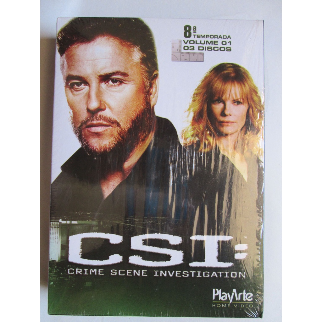 dvd csi crime scene investigation 8a temporada vol 1 (box 3 dvds