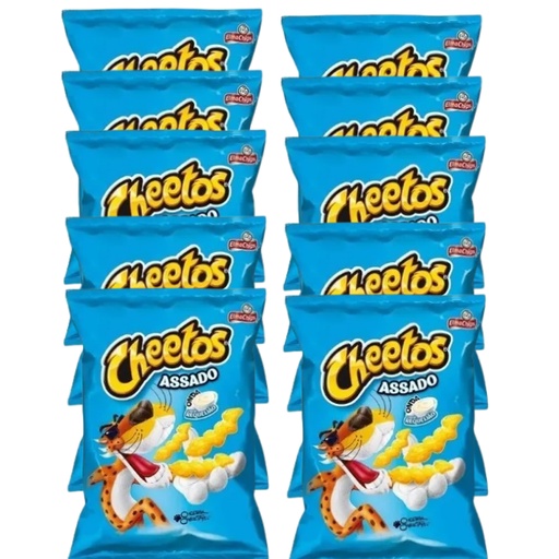 Salgadinho Sabor Requeijão Elma Chips Cheetos Onda 45g Kit c/10 pacotes