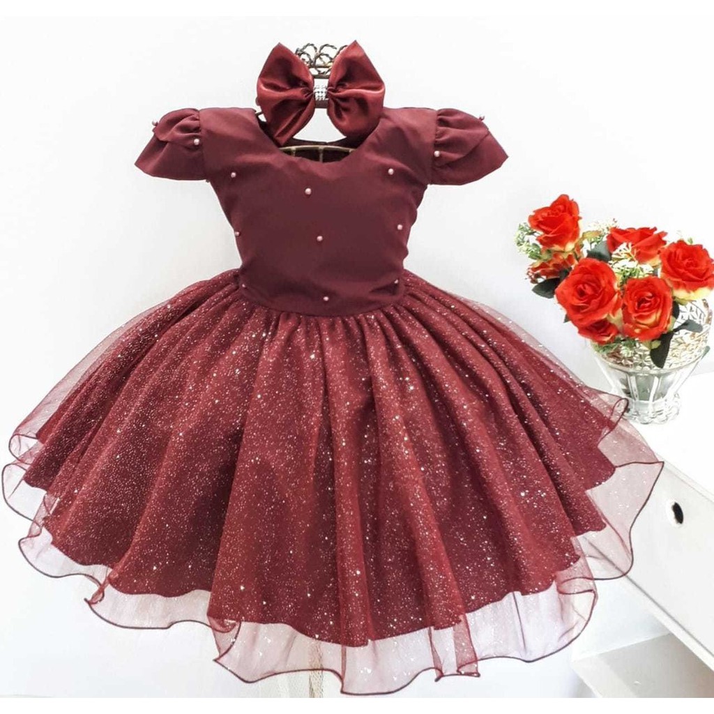 Vestido de festa casamento hot sale infantil