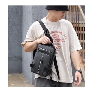 【br168】Novo Estilo De Moda Masculina/Bolsa De Ombro/Tiracolo/Mochila Pequena Multifuncional Impermeável