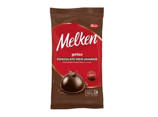 Chocolate em gotas Melken Meio Amargo 2,100kg - Harald