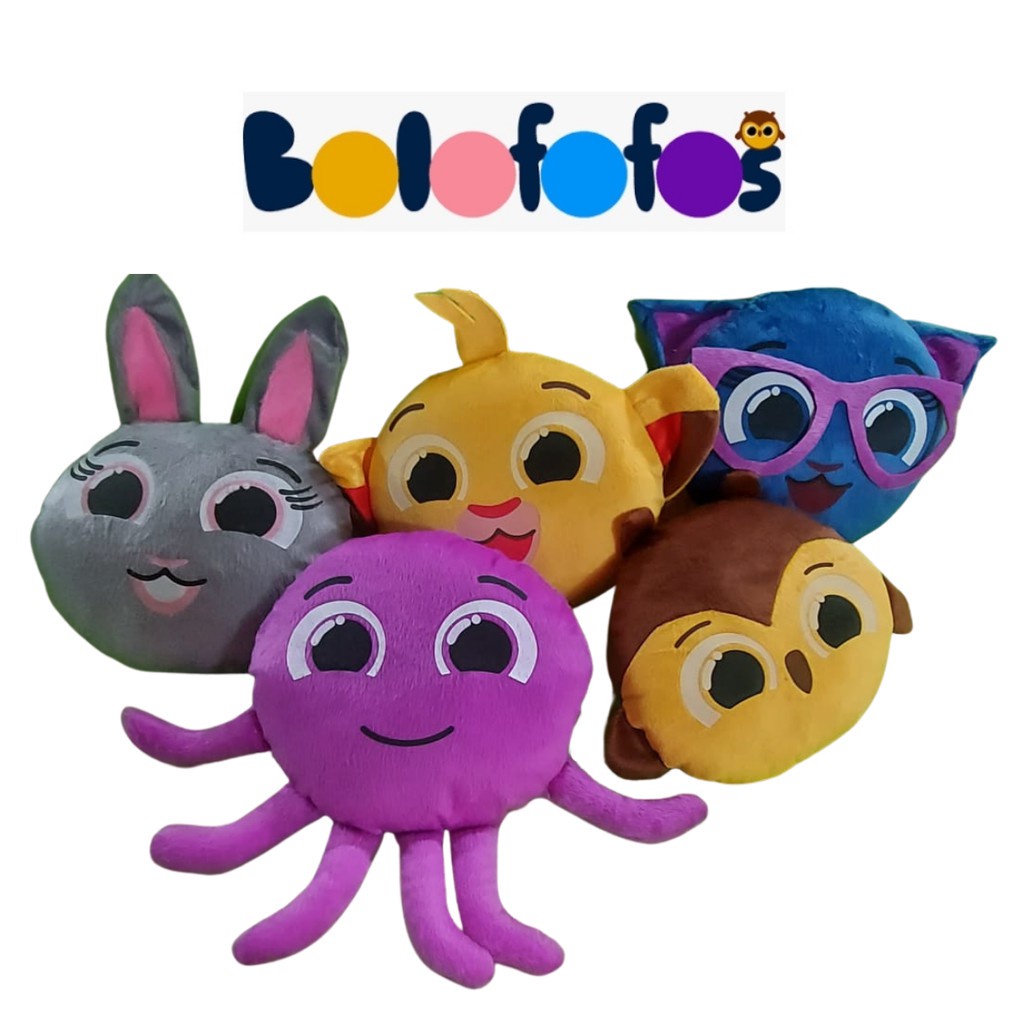 Bolofofos Pelúcias Pão De Queijo Personagens Infantil Coruja Gatinha ...