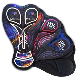 Forro de Ciclismo Para Bermuda Calça Bretelle Macaquinho Almofada com Gel Densidade 120