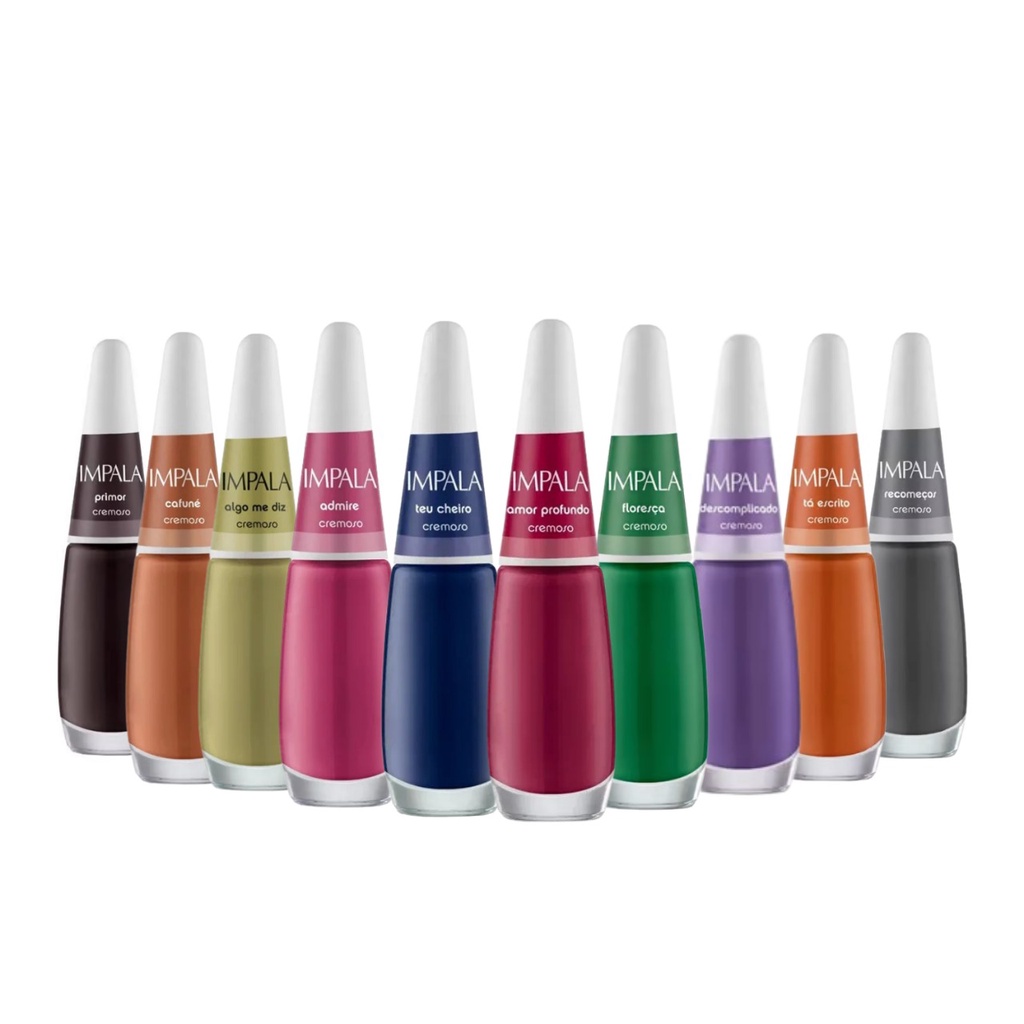 Nova Coleção Esmalte Impala A Cor da Sua Moda Tipos a Escolher | Shopee ...