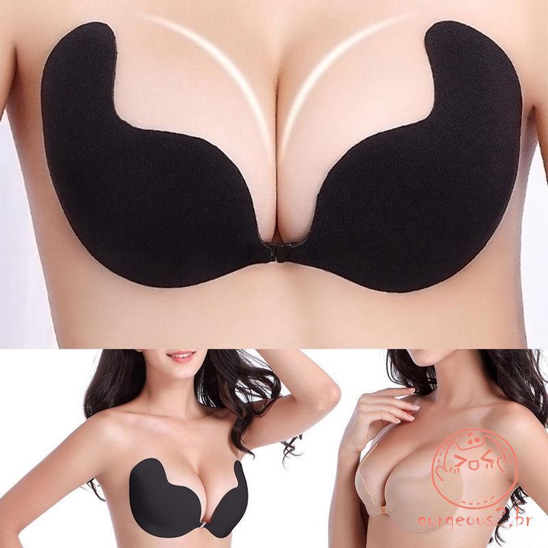 Women Invisible Silicone Push-Up Strapless Backless Self-Adhesive Magic  Stick Invisible Bra 