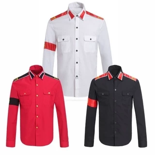 Camisa Michael Jackson CTE originais, bordadas, unissex - todos os tamanhos