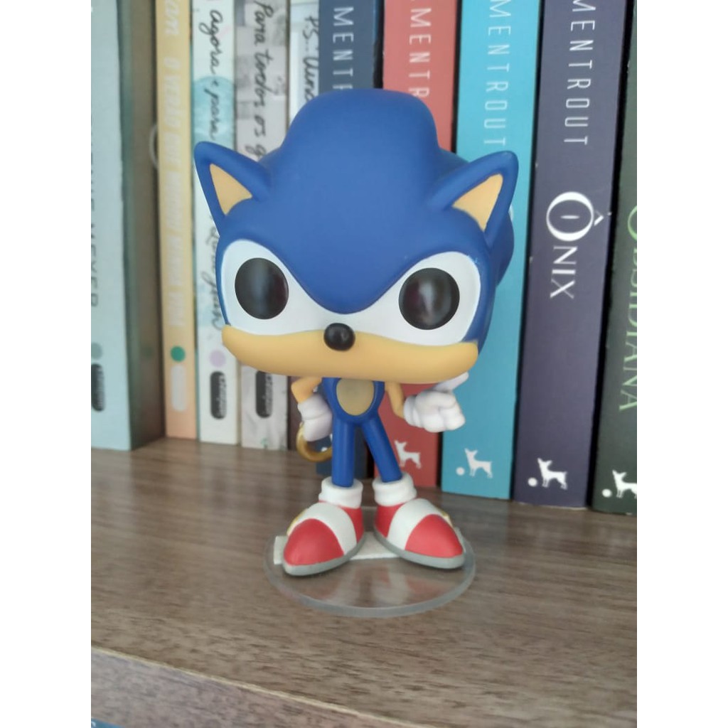 Boneco Funko Pop! Sonic With Ring #283 - Império Toys